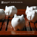 pig animal shape design ceramic toothpick holder